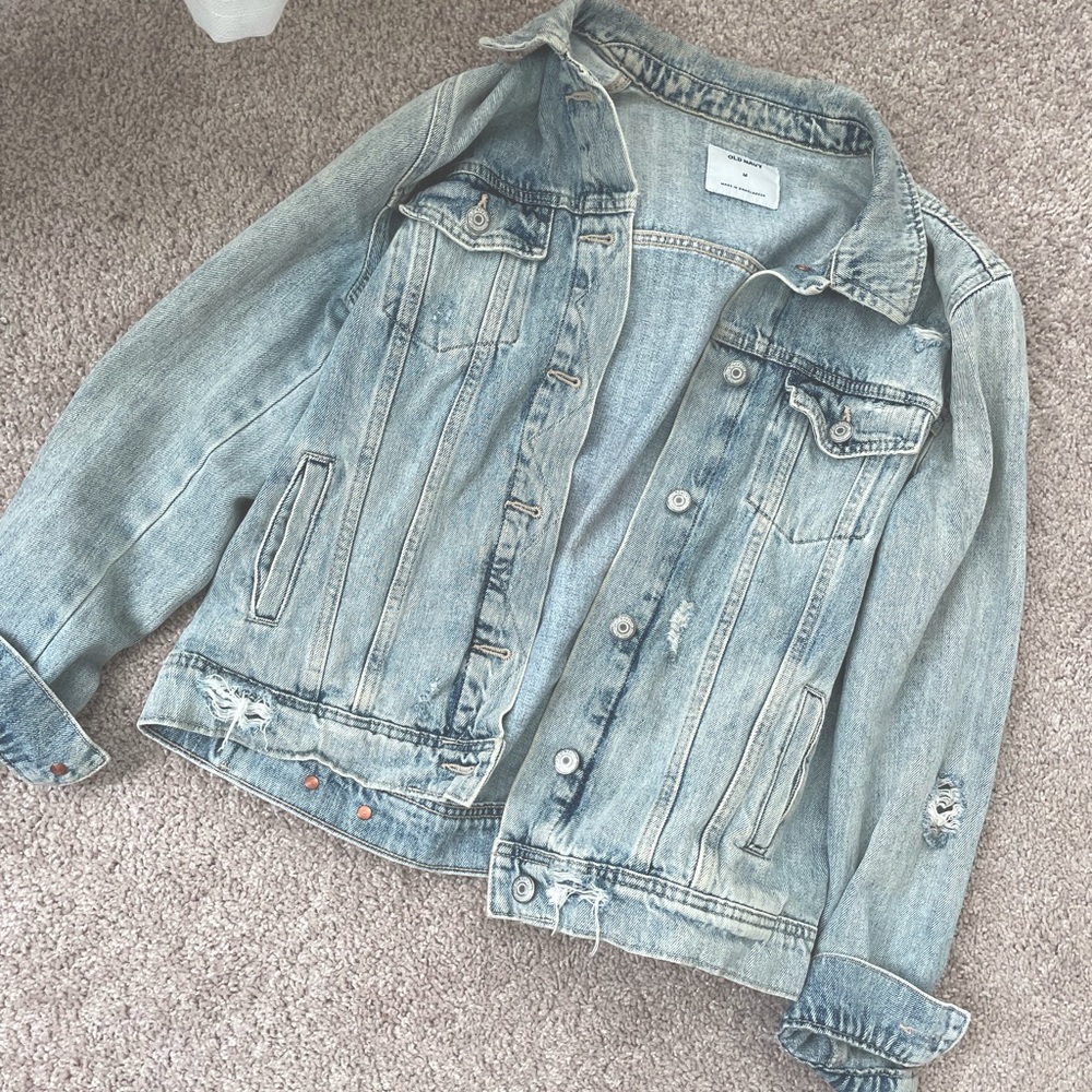 Old navy light blue denim jacket